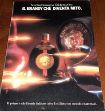Pubblicità Vecchia Romagna Etichetta Oro (1985)