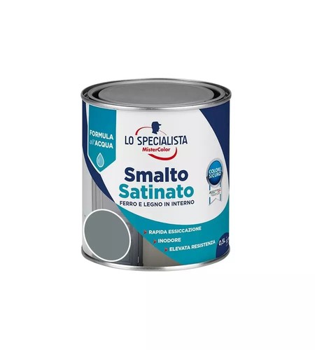 Smalto acqua satinato lt - satinato,