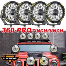 Auxbeam 360 Pro 7" 9" Faretti Fuoristrada Luminosi Luci Fuoristrada Spot Flood Combo