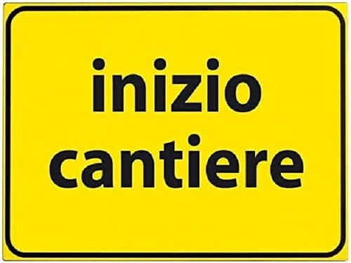 Cartello segnaletico inizia - cartello,