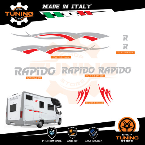 Kit adesivi camper - adesivi,