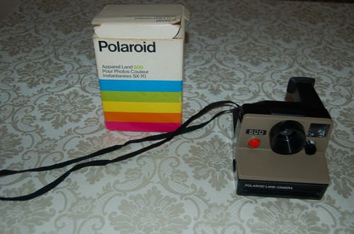 Polaroid land 500 colore con - 500, colore,