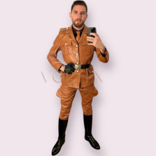 Tuta intera uomo vera pelle di