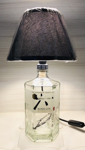 Lampada con bottiglia - con, vetro