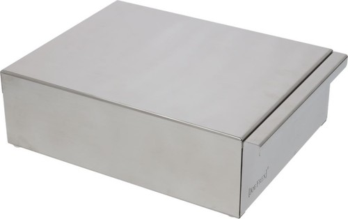 Cassettino inox fondi caffe - fondi, caffe'