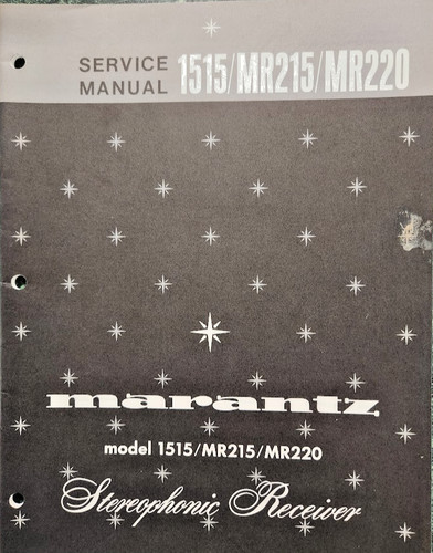 Marantz 1515 mr215 mr220 - marantz,