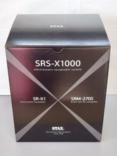 STAX SRS-X1000 Cuffie Entry System SR-X1 SRM-270S set Sound Music Nero