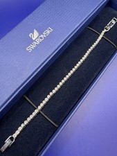 Bracciale tennis Swarovski tono argento *Preloved*