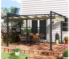 Gazebo tetto retrattile 3x4 m