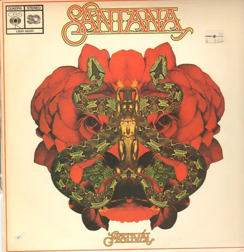 Santana festivál vinile - festivál, lp