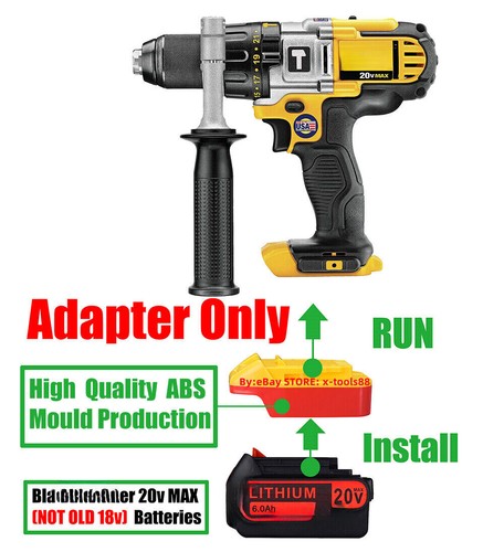Adattatore per black decker - 1x, black+decker