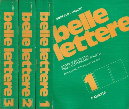 Belle lettere storia - storia, e