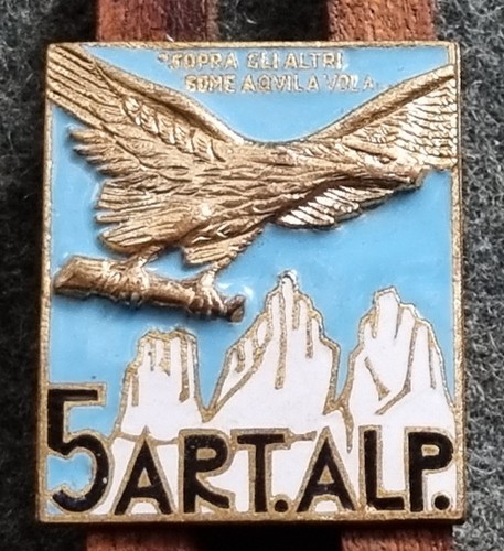 Distintivo alpini 5 - distintivo, e.i.