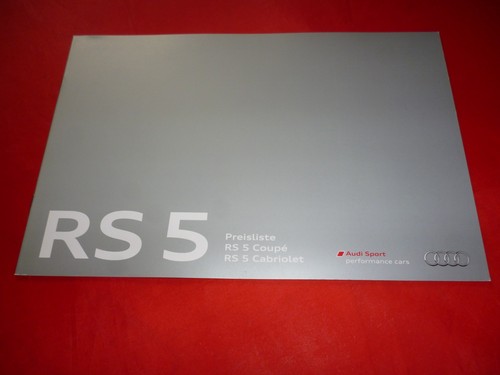 Listino prezzi audi 8t 8f - listino, rs
