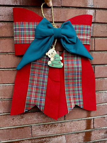 Decorazione fuori porta natale - fuori,