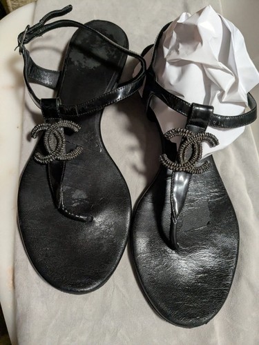 Sandali chanel autentici - chanel, 38/5