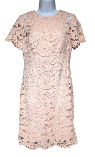 Abito tubino pizzo donna