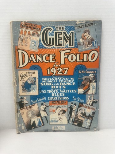 The gem dance - folio, 1927