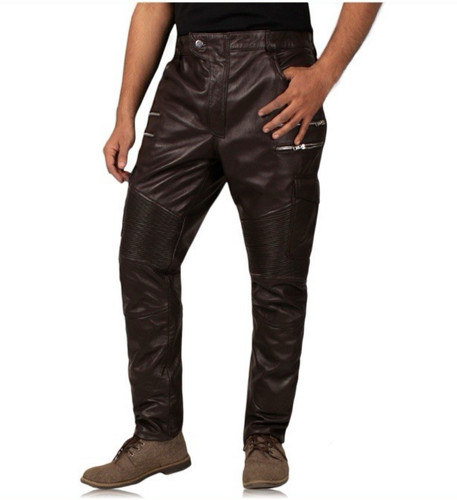 Pantalone pelle uomo