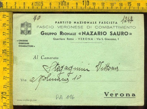 Verona cartolina gruppo - cartolina,