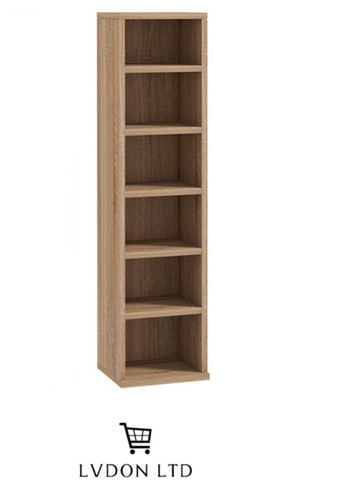 Scaffale porta dvd rovere - scaffale,