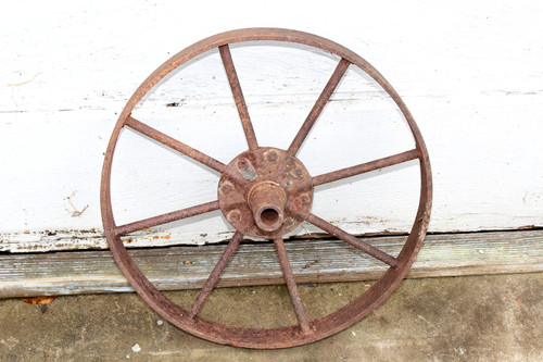 Antica ruota carriola - carriola,