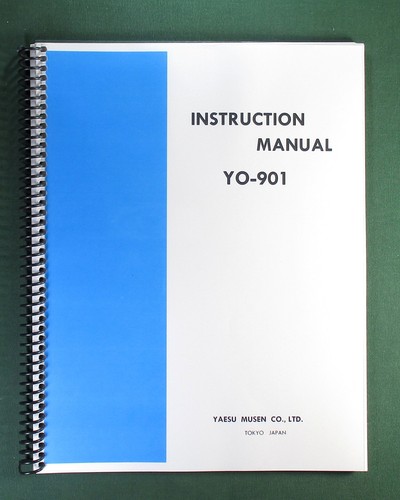 Yaesu 901 manuale - yaesu, yo-901