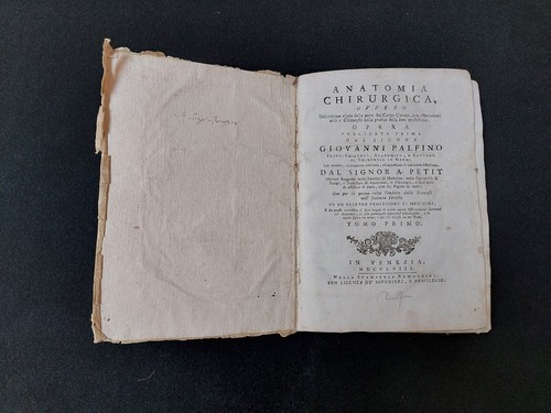 Libro antico anatomia - libro,