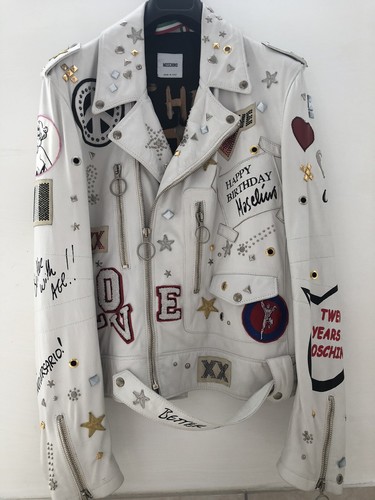 Moschino giubbino pelle - moschino,