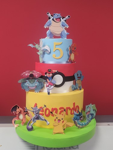 Torta finta pokemon - finta,