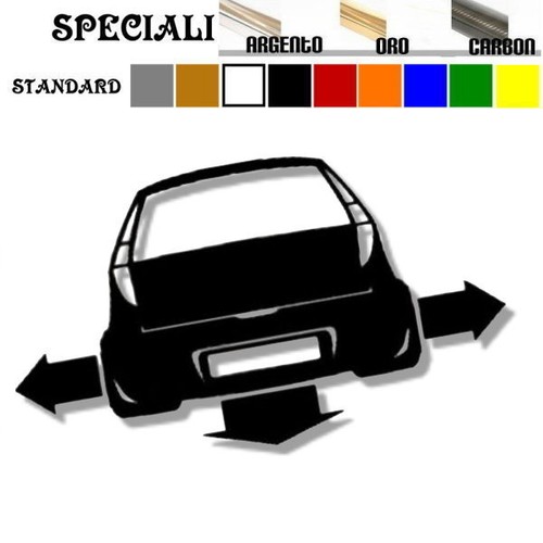 Adesivo sticker fiat punto - adesivo,