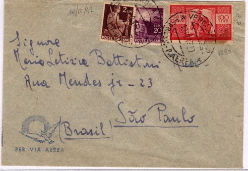 Storia postale lettera - , posta