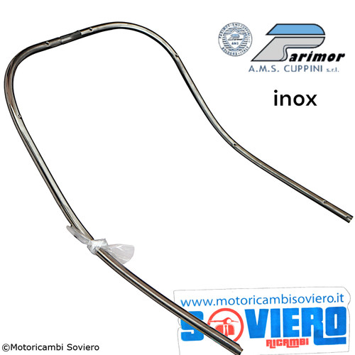 Bordo scudo acciaio 2pz inox - acciaio,