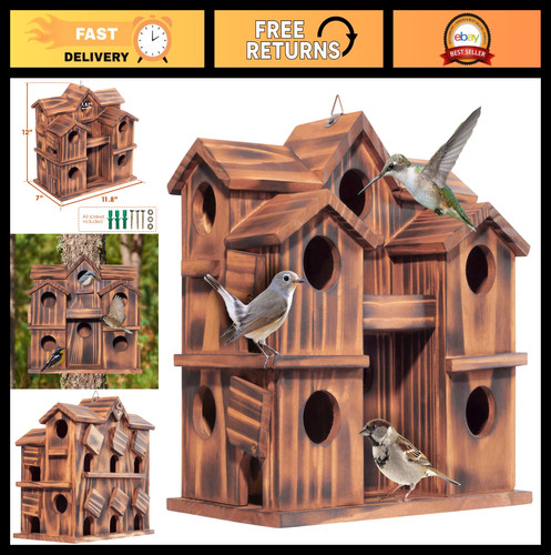 Casetta per uccellini legno - casetta, in
