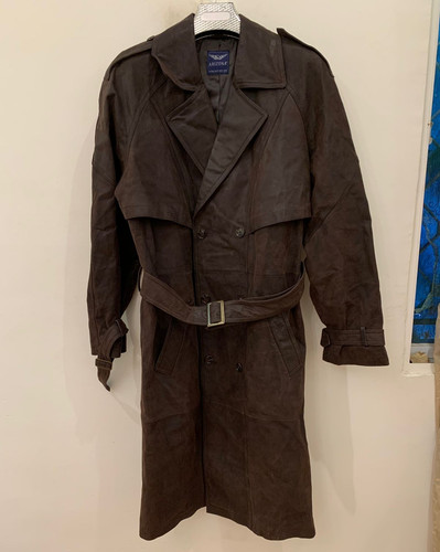 Soprabito vintage vera pelle