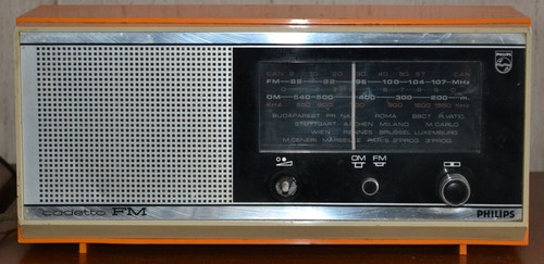 Radio vintage philips cadetto - radio,