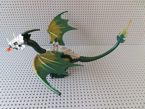 Lego animale drago alato verde