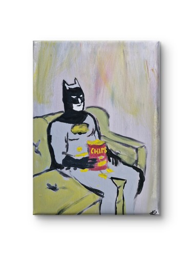 Pop art supereroe divano - pop,