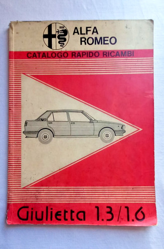 Catalogo ricambi giulietta - catalogo,