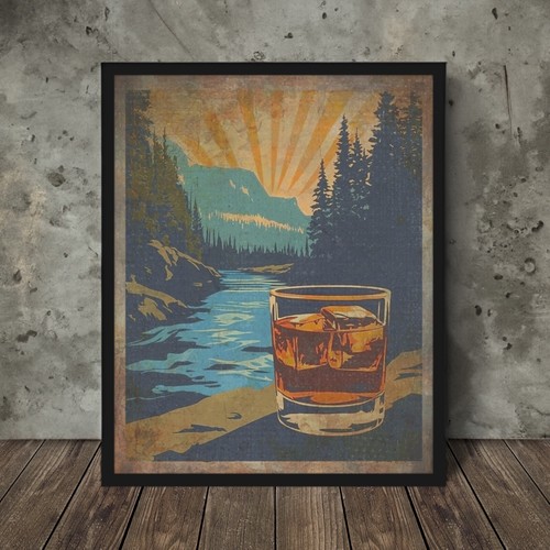 Vintage whiskey natura - vintage,