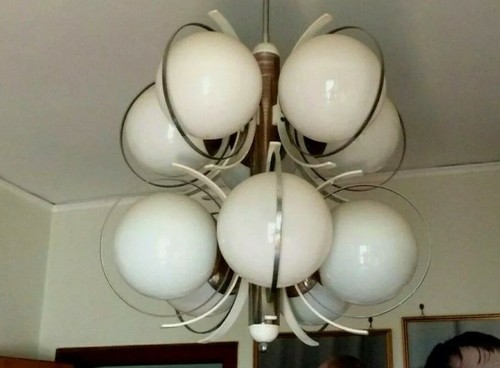 Vintage chandelier sputnik - vintage,