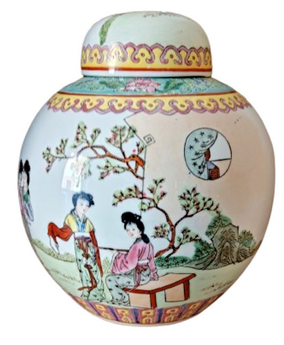 Vaso cinese porcellana con - cinese, in
