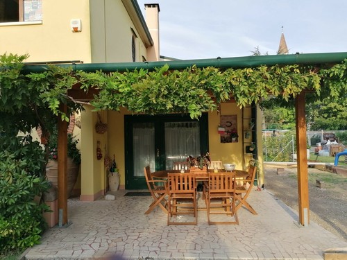 Pergola adossata legno - pergola,