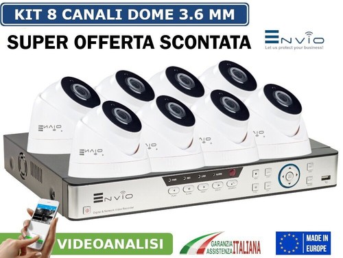 Kit videosorveglianza dvr - dvr, 8