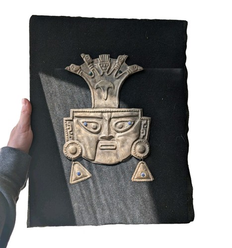 Maschera con mapuche disegnata - maschera,