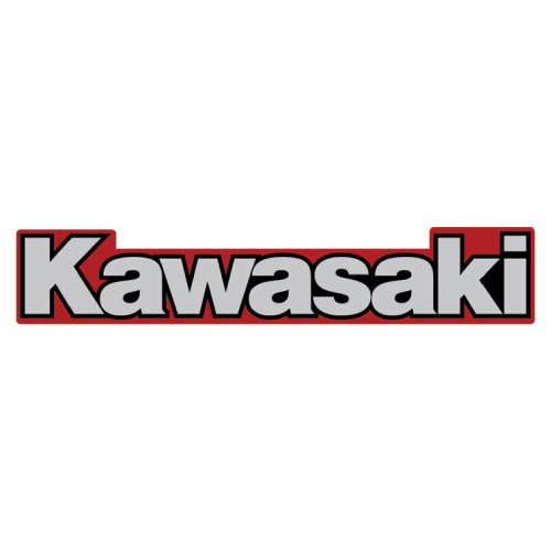 Logo laterale kawasaki - laterale, rosso