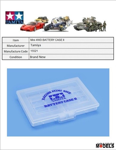 Mini 4wd battery - 4wd, case