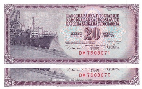 Jugoslavia lotto banconote - 2,