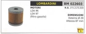 Filtro gasolio lombardini - gasolio,