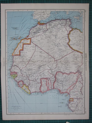 Mappa grande 1952 africa - mappa,